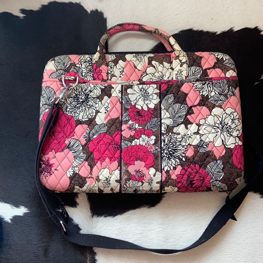 Adjustable for any laptop, perfect condition, lots of pockets